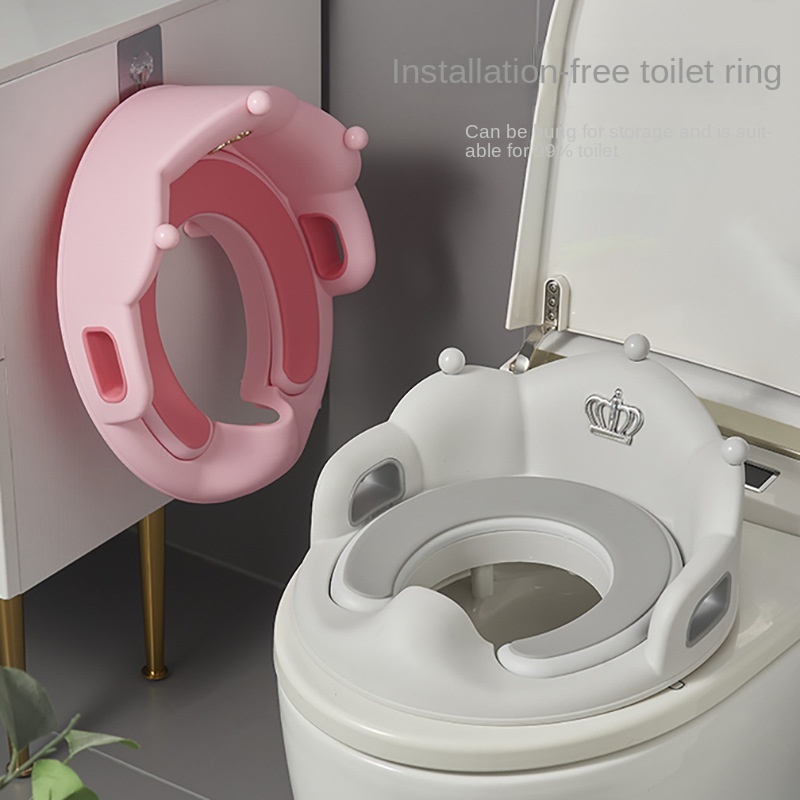 Toddler Potty Training Seat - 휴대용 어린이 변기 아기 크라운 변기