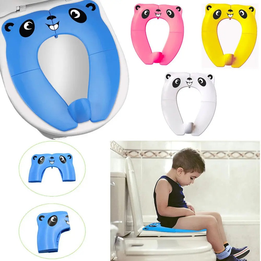휴대용 접이식 미끄럼 방지 실리콘 패드 유아용 변기 시 - Toddler Potty Training Seat 리뷰 및 가격